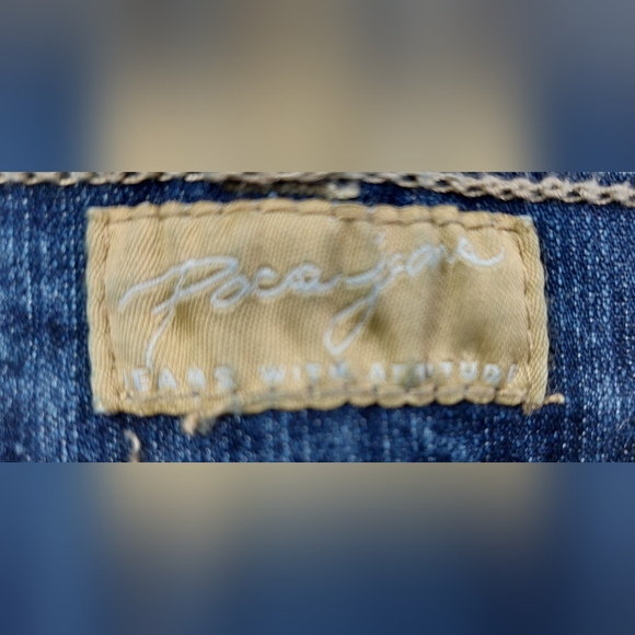 Paco Jeans Pants Womens Size 11 Denim 452 Ring Spun DK Stone Capri NWT $39.99 - Picture 7 of 11